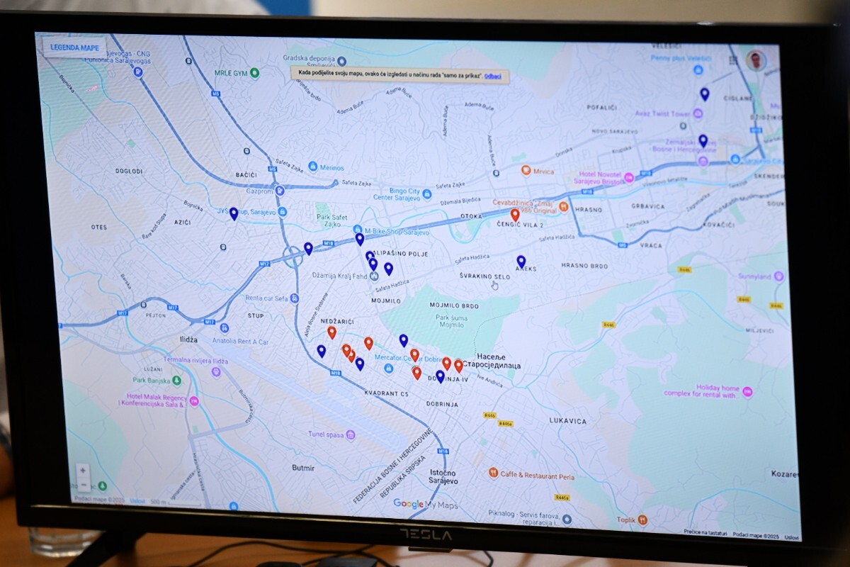 Mapa zaraženih leptospirozom