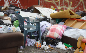 Foto: Dž. K. / Radiosarajevo.ba / Smeće na Dobrinji i u Švrakinom