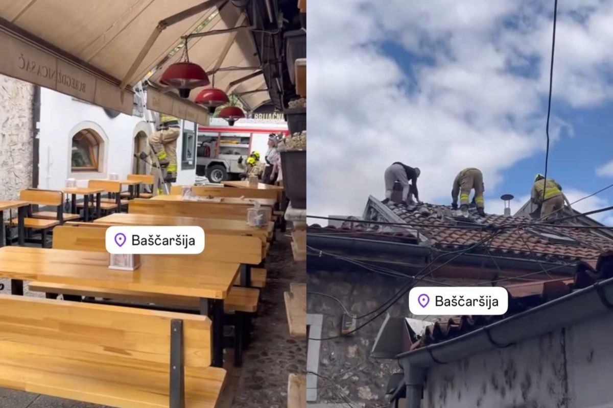 Požar na Baščaršiji