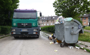 Foto: Dž. K. / Radiosarajevo.ba / KJKP Rad, čišćenje ulica, leptospiroza