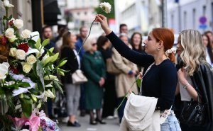 Foto: A. K. / Radiosarajevo.ba / Memorijalna šetnja za Azru Spahić i Almu Suljić