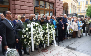Foto: Dž. K. / Radiosarajevo.ba / Obilježeno 33 godine od masakra počinjenog u ulici Ferhadija u Sarajevu