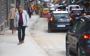 Foto: Dž. K. / Radiosarajevo.ba / Radovi u ulici Mula Mustafe Bašeskije