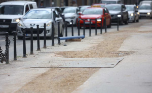 Foto: Dž. K. / Radiosarajevo.ba / Radovi u ulici Mula Mustafe Bašeskije