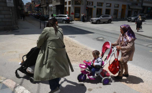 Foto: Dž. K. / Radiosarajevo.ba / Radovi u ulici Mula Mustafe Bašeskije