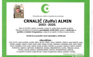 FOTO: Facebook / Smrtovnica - Crnalić Almin