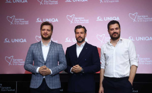 Foto: Dž. K. / Radiosarajevo.ba / Irfan Čengić, Adel Bahtanović i Jovan Marjanović