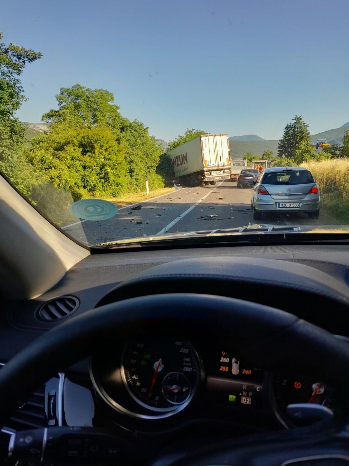 Nesreća na ulazu u Mostar