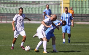 Foto: Dž. K. / Radiosarajevo.ba / Humanitarna utakmica veterana FK Sarajevo i FK Željezničar