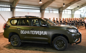 Foto: A. K. / Radiosarajevo.ba / Vozilo za vojnu policiju Oružanih snaga BiH