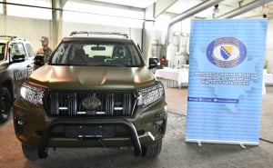 Foto: A. K. / Radiosarajevo.ba / Vozilo za vojnu policiju Oružanih snaga BiH