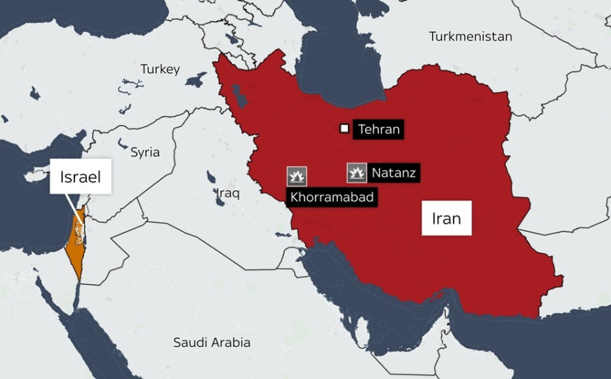 Mapa lokacija napada