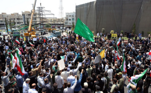 Foto: EPA - EFE / Izrael napao Iran, ljudi protestuju