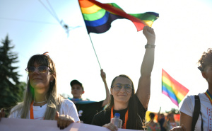 Foto: A. K. / Radiosarajevo.ba / Protestna šetnja LGBTIQ+ zajednice