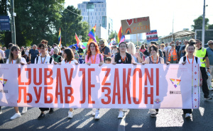 Foto: A. K. / Radiosarajevo.ba / Protestna šetnja LGBTIQ+ zajednice