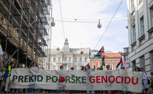Foto: AA / Protest za Gazu u Zagrebu