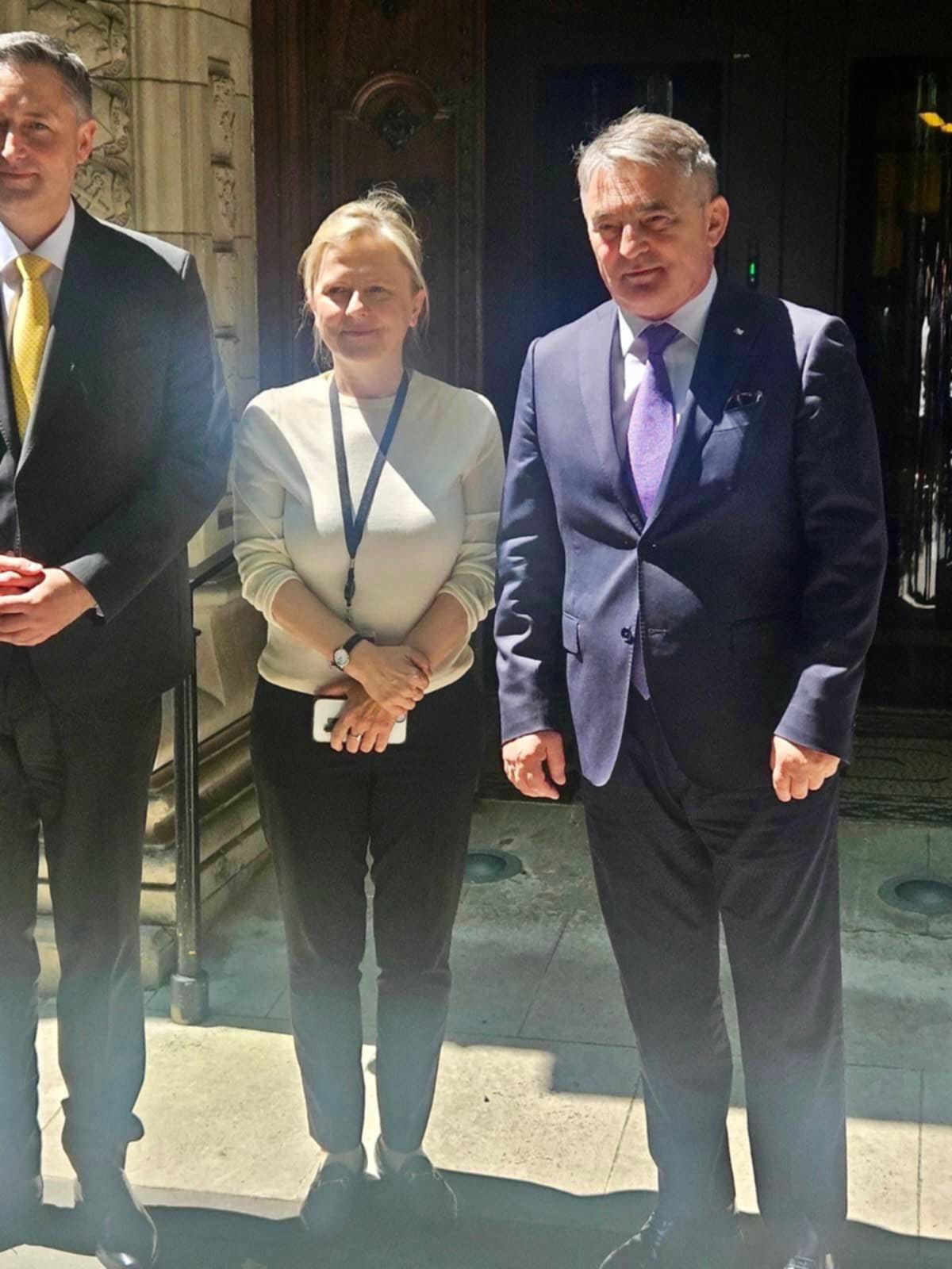 Denis Bećirović, Arminka Helić, Željko Komšić