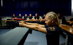 Foto: Press / Pripravnici zatvorske policije posjetili Policijsku akademiju FMUP-a i prisustvovali zajedničkoj pokaznoj vježbi