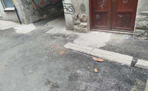 Foto: RSA/Čitatelji / Obrušavanje dijelova fasade i crijepau Vrazovoj