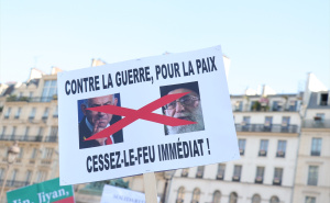 FOTO: AA / Skup protiv rata između Izraela i Irana u Parizu