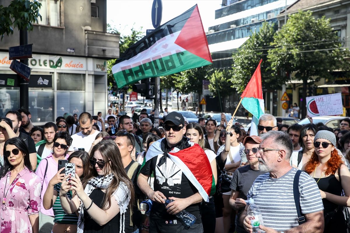 U Beogradu održan protest protiv izvoza oružja iz Srbije u Izrael