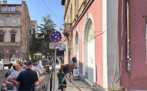 Foto: Facebook / Obrušila se fasada u Sarajevu