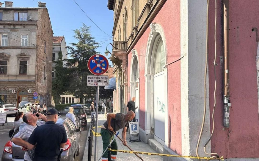 Obrušila se fasada u Sarajevu