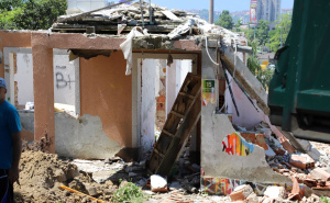 Foto: Općina Centar Sarajevo / Rušenej objekta u ulici Tešanjska