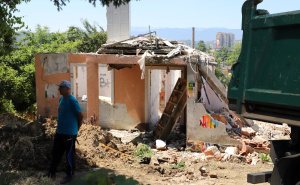 Foto: Općina Centar Sarajevo / Rušenej objekta u ulici Tešanjska