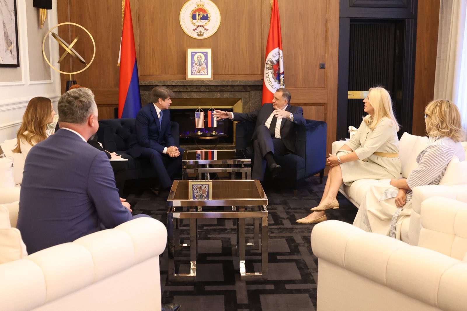 Milorad Dodik i Rod Blagojevich