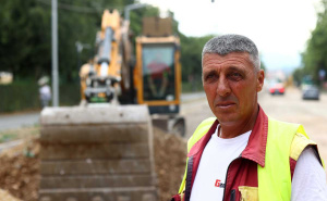 Foto: Dž. K. / Radiosarajevo.ba / Radnici na otvorenom rade i po ekstremnim vrućinama