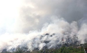 Foto: Dž. K. / Radiosarajevo.ba / Požar na deponiji