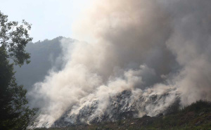 Foto: Dž. K. / Radiosarajevo.ba / Požar na deponiji