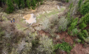 Foto: Fondacija Atelje za društvene promjene - ACT / Klizište na Širokači