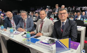 Foto: Nogometni savez BiH / Irfan Durić, Vico Zeljković, Adnan Džemidžić i Marko Miličić