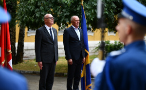 Foto: A.K./Radiosarajevo.ba / Ministar odbrane Zukan Helez sa Švicarskom konfederacijom