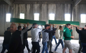 Foto: Dž.K. / Radiosarajevo.ba / Tabuti u Potočarima