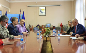 Foto: Ministarstvo odbrane BiH / Ministar Helez ugostio profesore iz Marylanda