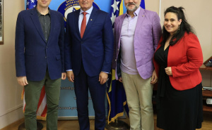 Foto: Ministarstvo odbrane BiH / Ministar Helez ugostio profesore iz Marylanda