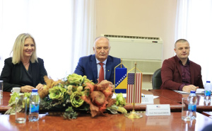 Foto: Ministarstvo odbrane BiH / Ministar Helez ugostio profesore iz Marylanda