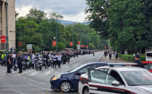 Foto: A.K./Radiosarajevo.ba / Motomaratonci u centru Sarajeva