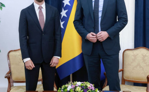 Foto: Ministarstvo vanjskih poslova BiH / Brendan Hanrahan i Elmedin Konaković