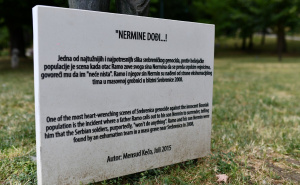 Foto: A. K. / Radiosarajevo.ba / Skulptura "Nermine, dođi!" Mensuda Keče