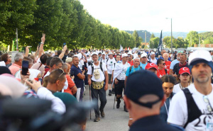Foto: Dž. K. / Radiosarajevo.ba / Učesnici Marša mira stigli u Potočare