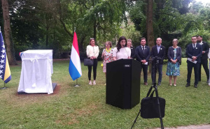 Foto: Ustupljene fotografije / Spomen-obilježje žrtvama genocida u Srebrenici u Luksemburgu
