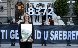 FOTO: AA / Komemorativna akcija Žena u crnom