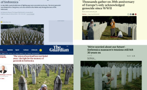 Foto: Kolaž / Svjetski mediji o genocidu u Srebrenici