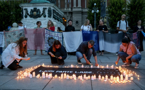 Foto: AA / Predstavnici grupe nevladinih organizacija za ljudska prava iz Srbije obilježili 30 godina od genocida u Srebrenici