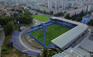 Foto: FK Željezničar / Radovi na Grbavici