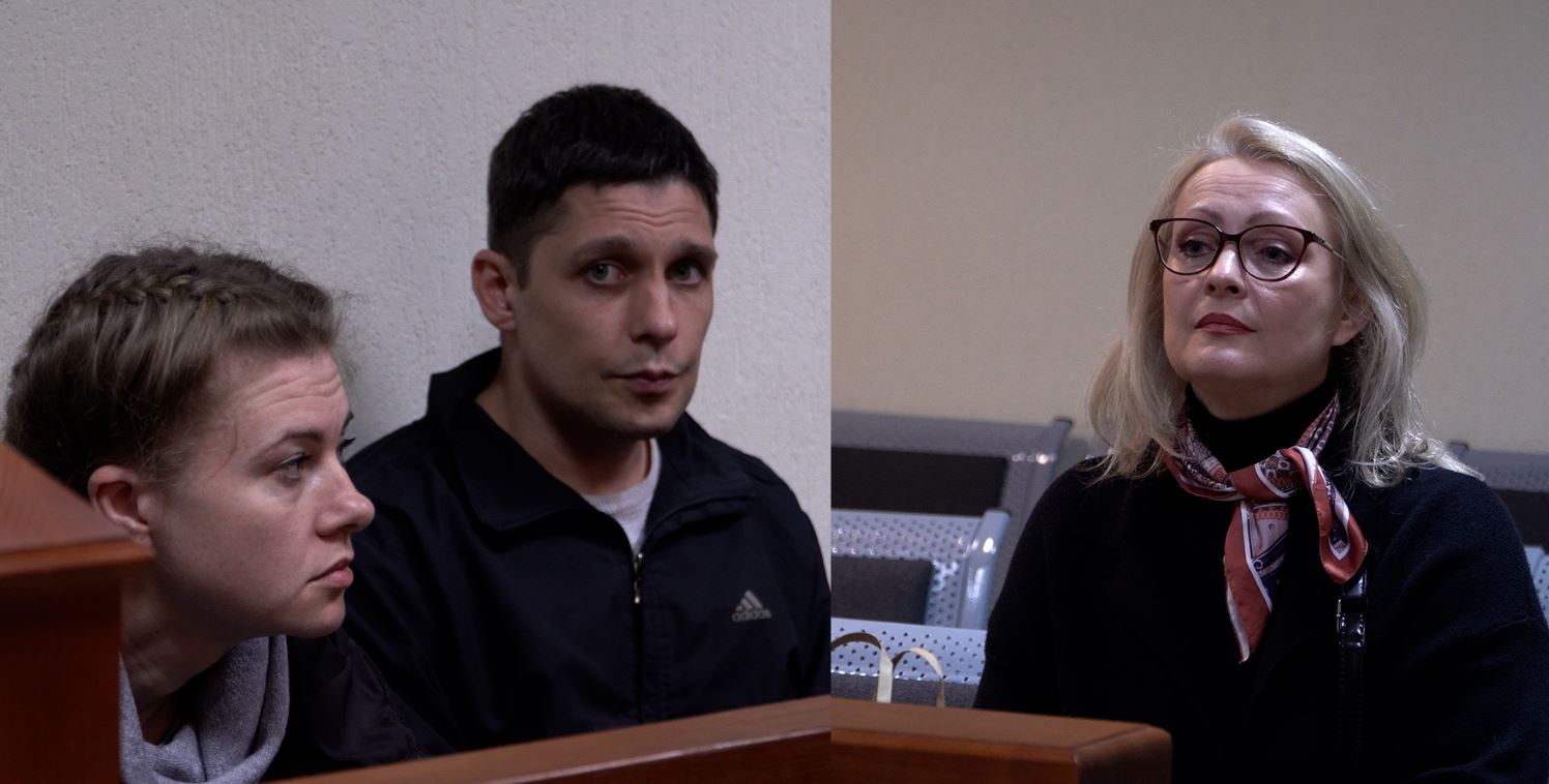 Aliona Gotco, Vladimir Harcevnicov i Ludmila Costenco u sudnici